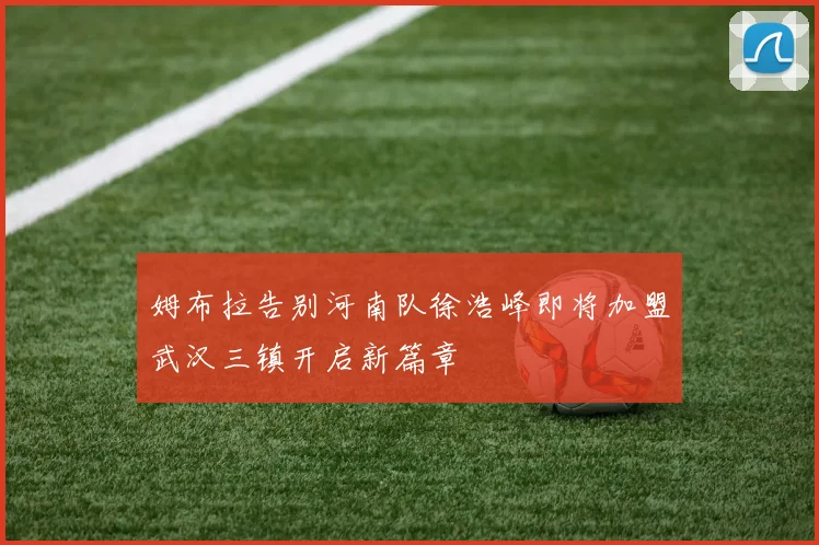姆布拉告别河南队徐浩峰即将加盟武汉三镇开启新篇章